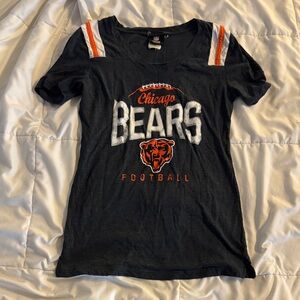 Chicago Bears Women's Short Sleeve Tee - Black and Orange